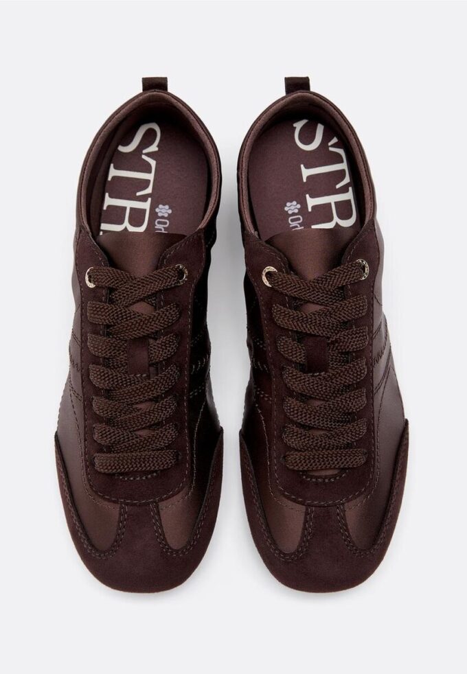 Satin Fine Sole Trainers