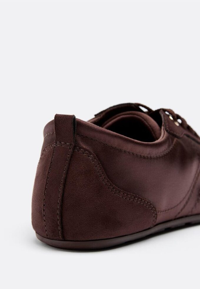 Satin Fine Sole Trainers