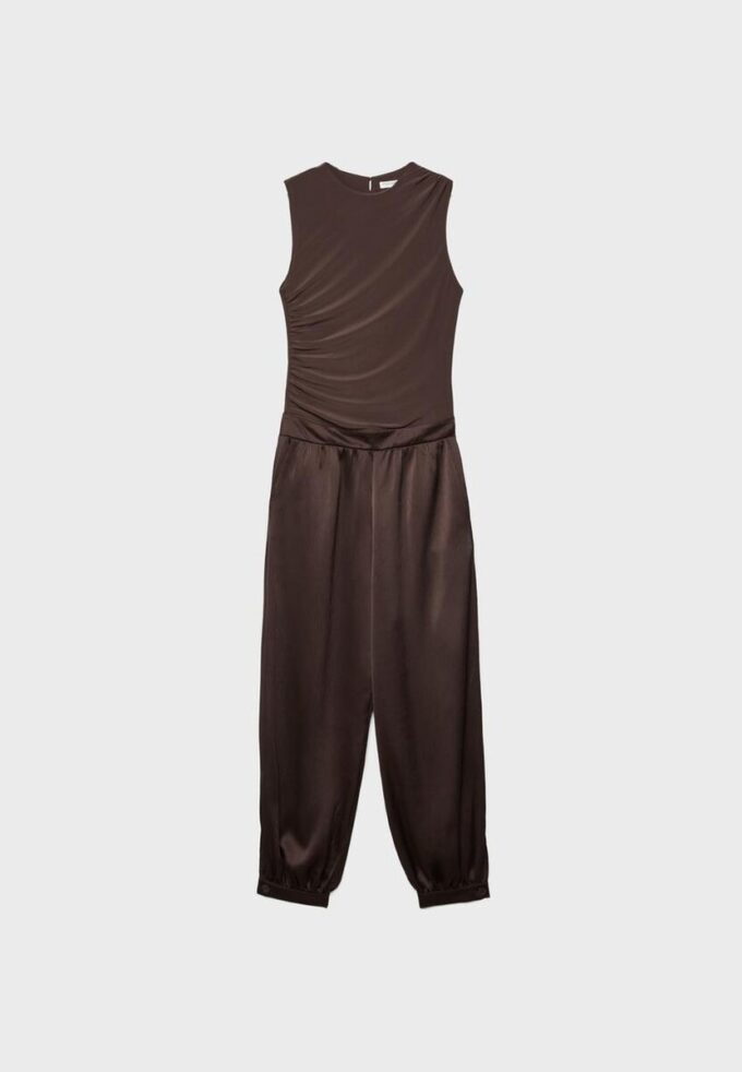 Satin Halter Jumpsuit Satin Halter Jumpsuit