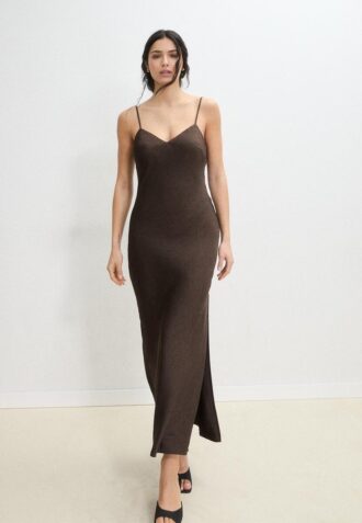 Satin Midi Dress