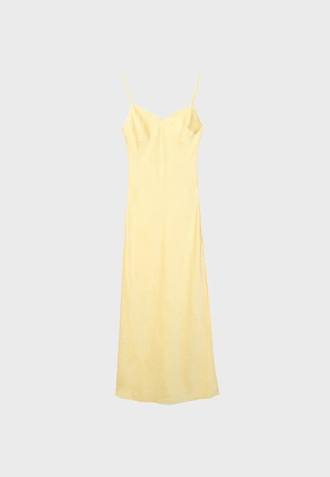 Satin Midi Dress Satin Midi Dress