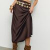 Satin Midi Skirt Satin Midi Skirt