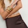 Satin Midi Skirt Satin Midi Skirt