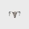 Satin Print Brazilian Bikini Bottoms Satin Print Brazilian Bikini Bottoms