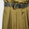 Satin Sarouel Trousers with Belt
