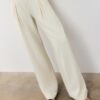 Satin Trousers with Chain Detail