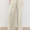 Satin Trousers with Chain Detail