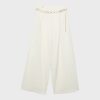 Satin Trousers with Chain Detail