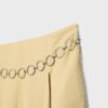 Satin Trousers with Chain Detail