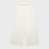 Satin Trousers with Chain Detail