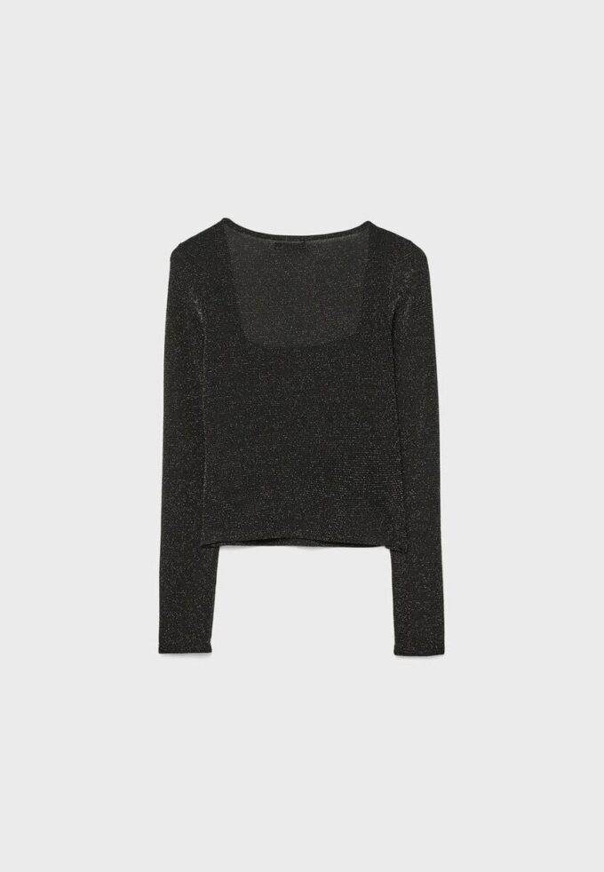 Seamless Square Neckline T-Shirt
