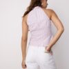 Semi-Crinkled Knot Qipao Halter Top