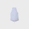 Semi-Crinkled Knot Qipao Halter Top Semi-Crinkled Knot Qipao Halter Top