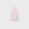 Semi-Crinkled Knot Qipao Halter Top