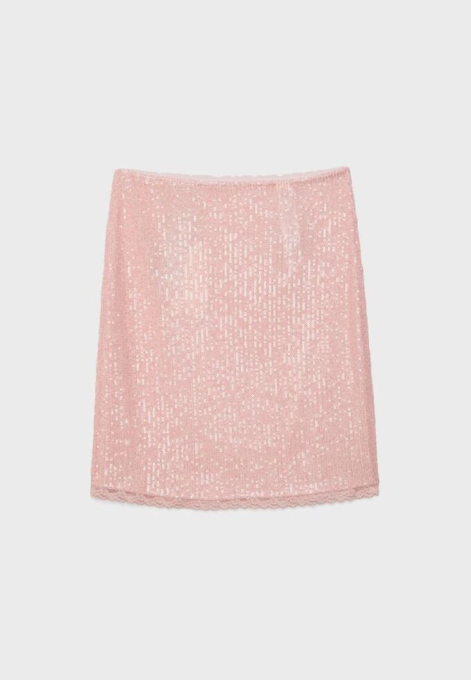 Sequin Midi Skirt