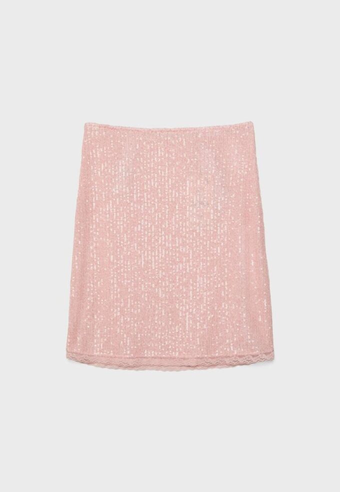 Sequin Midi Skirt