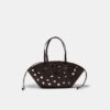 Sequinned Basket Shoulder Bag