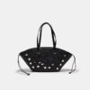 Sequinned Basket Shoulder Bag