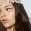 Sequinned Flower Cap