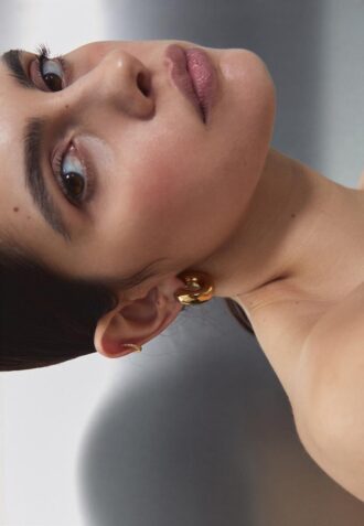 Set of 2 Chunky Waterproof Hoop Earrings
