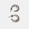 Set of 2 Chunky Waterproof Hoop Earrings