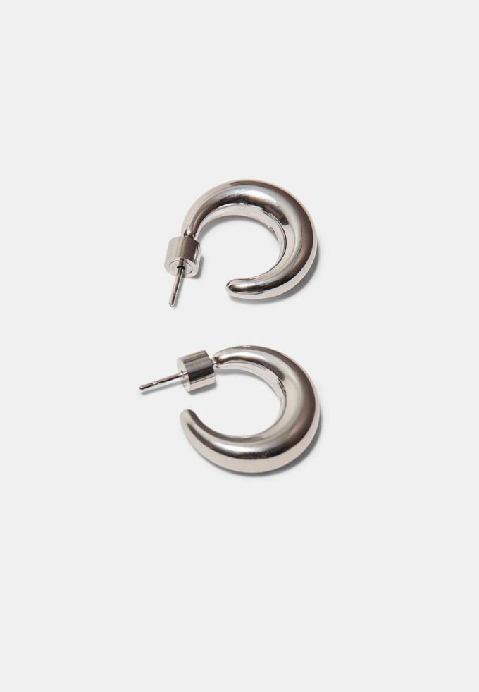 Set of 2 Chunky Waterproof Hoop Earrings