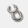Set of 2 Chunky Waterproof Hoop Earrings