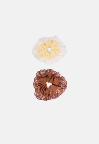 Set of 2 Lace Scrunchies