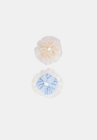 Set of 2 Lace Scrunchies