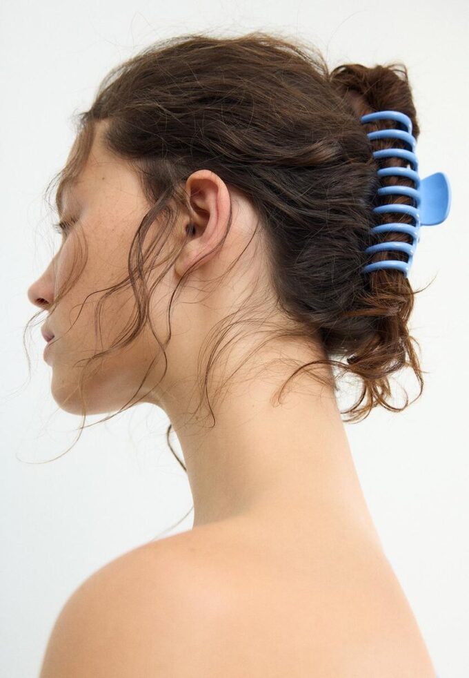 Set of 2 Soft Touch Maxi Hair Clips