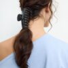 Set of 2 Soft Touch Maxi Hair Clips