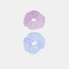 Set of 2 Striped Scrunchies