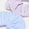 Set of 2 Striped Scrunchies