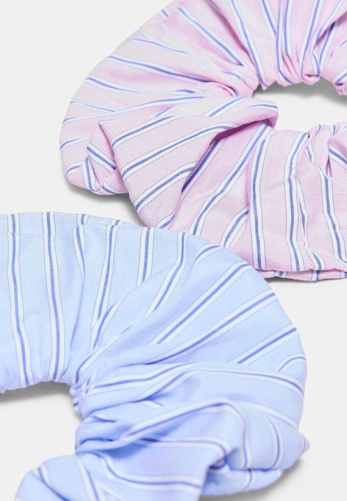 Set of 2 Striped Scrunchies