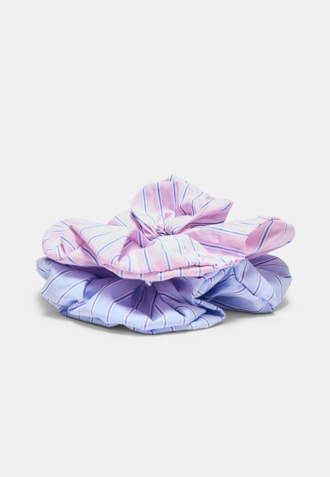 Set of 2 Striped Scrunchies