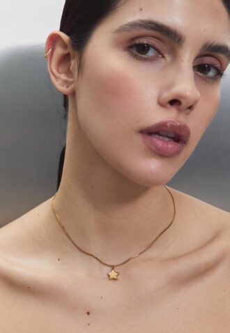 Set of 2 Waterproof Star & Heart Necklaces