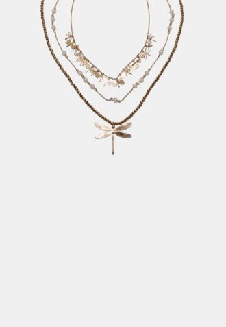Set of 3 Dragonfly Necklaces