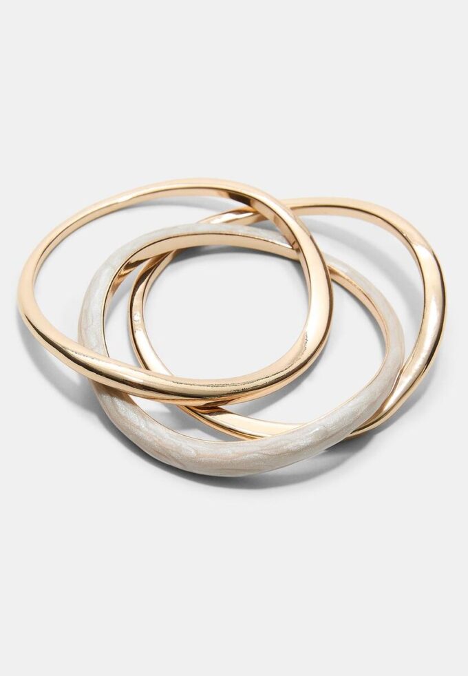 Set of 3 Enamelled Rigid Bangles