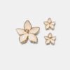 Set of 3 Flower Clips