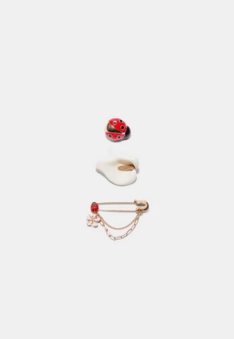 Set of 3 Garden Brooches