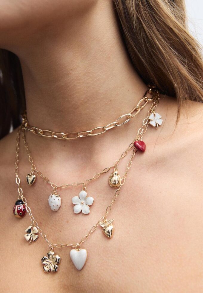 Set of 3 Multi-Charm Necklaces