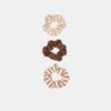 Set of 3 Striped Scrunchies