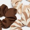 Set of 3 Striped Scrunchies