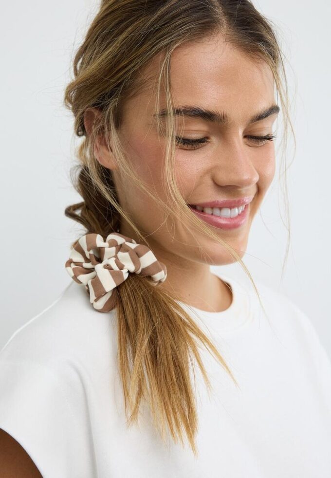 Set of 3 Striped Scrunchies
