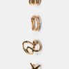 Set of 4 Star Rings