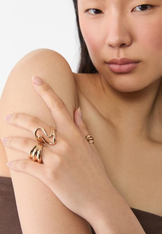 Set of 4 Star Rings