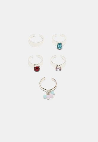 Set of 5 Toe Rings