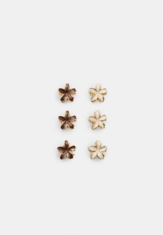 Set of 6 Mini Flower Hair Clips