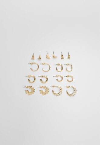 Set of 9 Flower Earrings