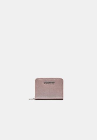 Shimmery Zip-Up Purse